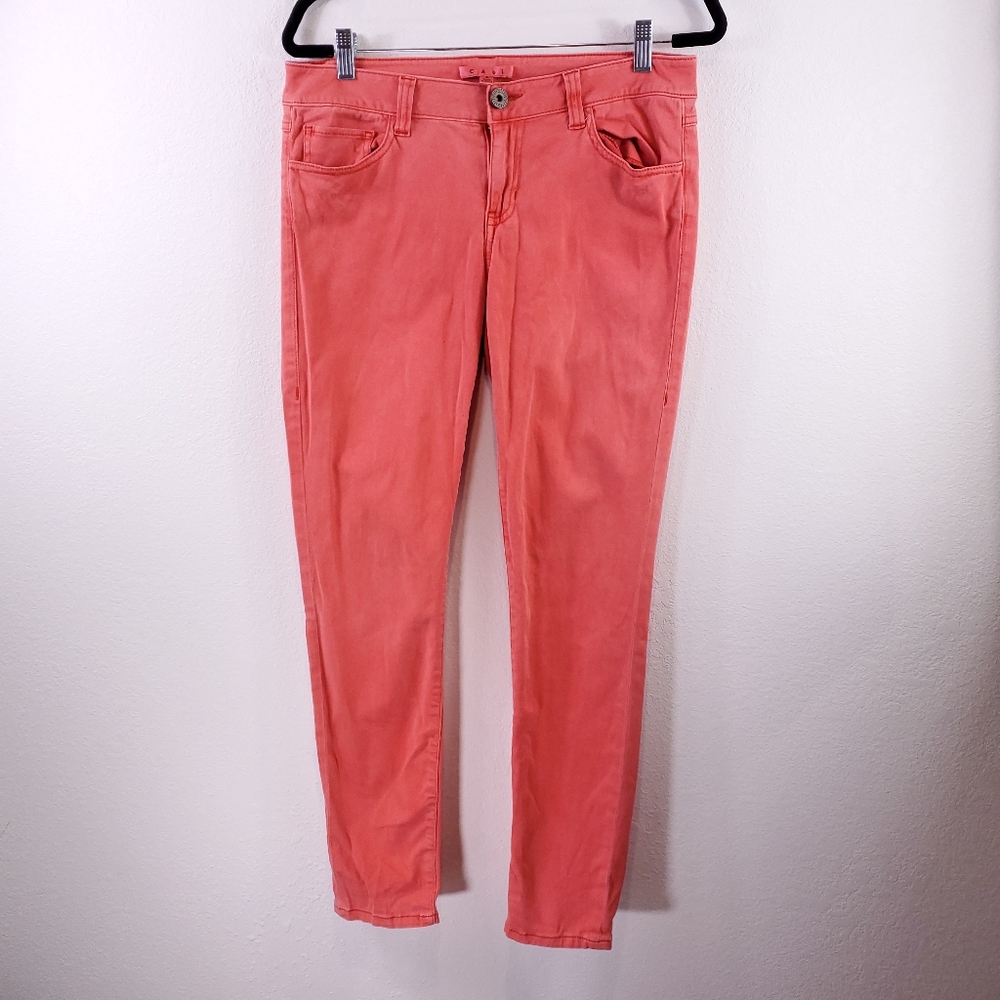CAbi Salmon/Pink/Coral Jeans - Picture 1 of 6